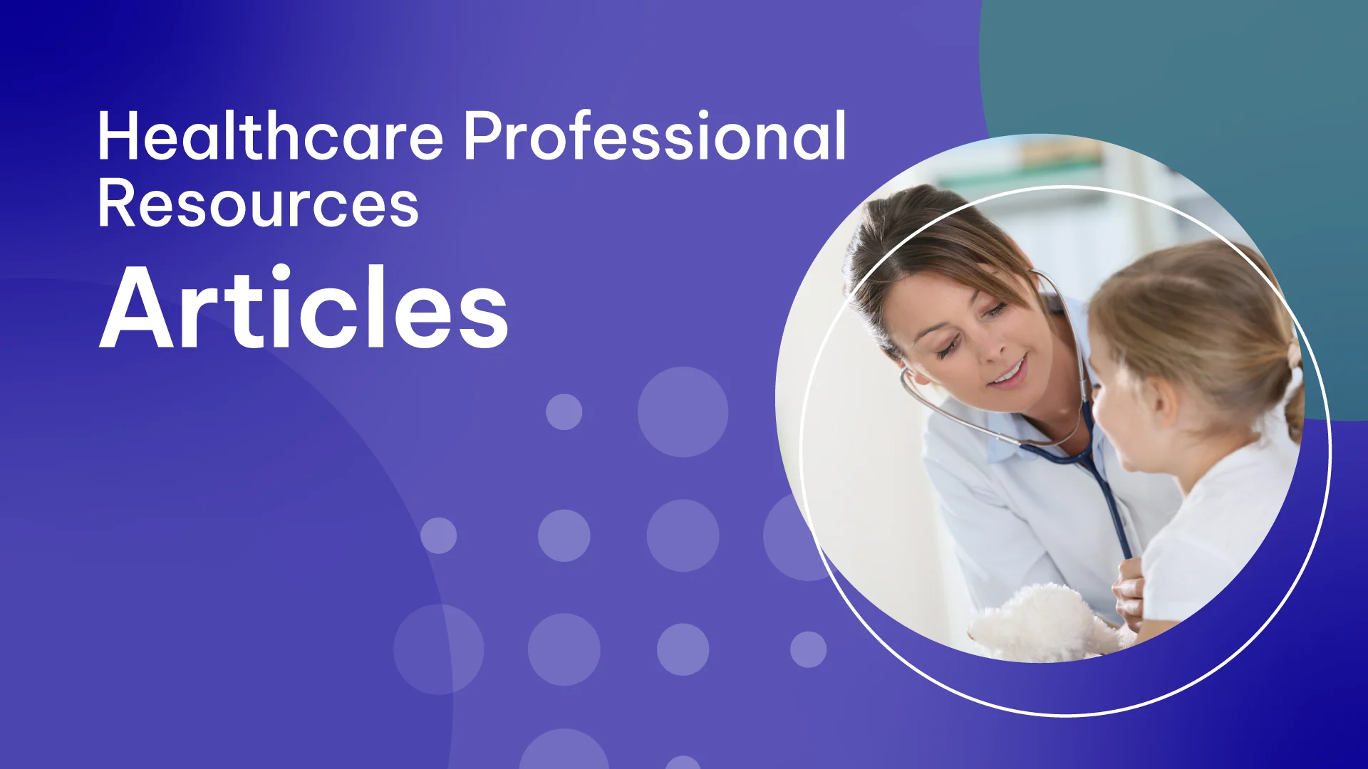 Healthcare Professional Resources - Articles